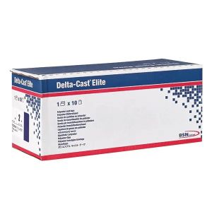 Delta-Cast Elite softcast-verband, kleur blauw, 10 cm x 3,6 m, 10 stuks