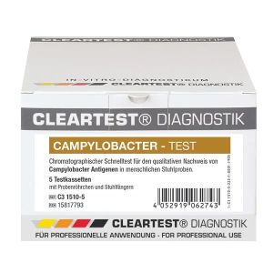 Cleartest Campylobacter sneltest uit ontlasting, 10 testen