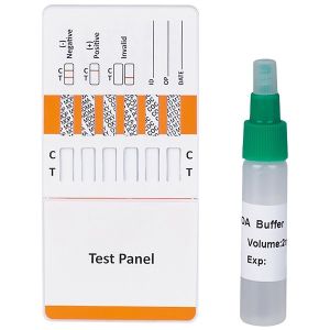Cleartest Multi Drug veegtest, 12-voudige drugscombinatie, testplaat