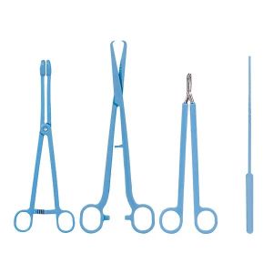 Mediware IUP-set, steriel, bestaande uit: 1 sonde, 1 vattang, 1 kogeltang, 1 draadschaar