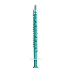 B. Braun Injekt-F Solo fijndosering injectiespuit 1 ml, Luer Solo, zonder naald, 100 stuks
