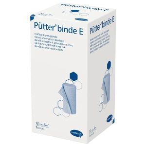 Pütterbinde E compressiewindel, 6 cm x 5 m, 10 stuks