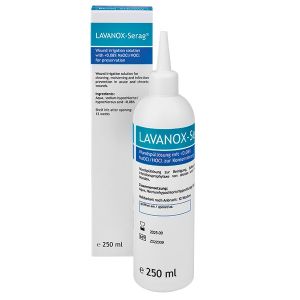 Lavanox-Serag wondspoeloplossing, 250 ml