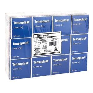 Tensoplast elastische kleefzwachtel, 5 cm x 4,5 m, 12 stuks