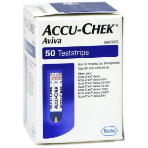 Roche Accu-Chek Aviva teststrips, 50 stuks