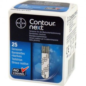 Contour Next teststrips, 25 stuks