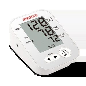 Pressure Man volautomatische elektronische bovenarm-bloeddrukmeter met trekbeugel klittenbandmanchet