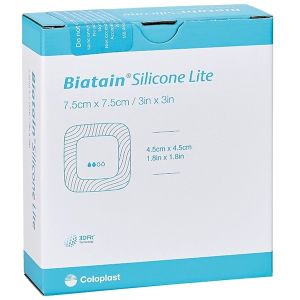 Biatain Silicone Lite, 7,5 x 7,5 cm, 10 stuks