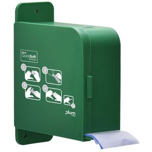 Plum QuickSoft dispenser met QuickSoft bandage, blauw
