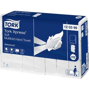 Tork Xpress zachte multifold handdoekpapier wit 2-laags H2