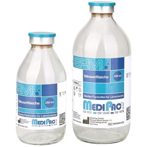 SPM vacuümflacon, 500 ml, 10 stuks, steriel verpakt voor laboratoriumgebruik