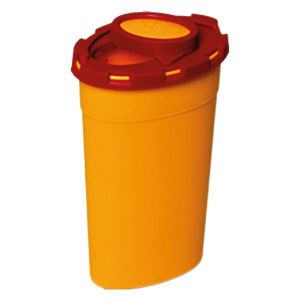 Multi-Safe sani 200 afvalcontainer, 0,2 liter, ovaal, 57 x 32 x 131 mm