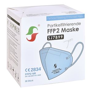 FFP2 NR partikel-filtrerend halfmasker, opvouwbaar, 20 stuks