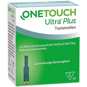 One Touch Ultra Plus teststrips, 50 testen