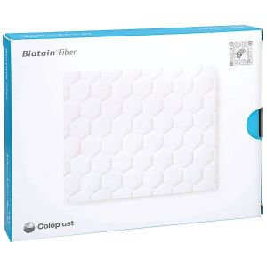 Biatain Fiber gellend vezelverband, 10 x 12 cm, 10 stuks