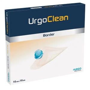 UrgoClean Border wondverband, 10 x 10 cm, 20 stuks