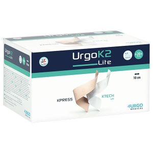 UrgoK2 Lite compressiesysteem, breedte 10 cm, enkelomtrek 18-25 cm, set 1x KTech Lite + 1x KPress, 6 sets