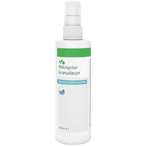 Granudacyn wondspoeloplossing, fles 250 ml, omdoos 15 flessen