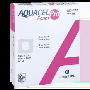 Aquacel Foam Pro, 8 x 8 cm, 10 stuks