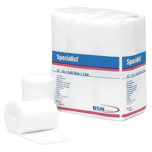 Specialist polsterwatten BSN voor onder gips- of compressieverband, 7,6 cm x 3,6 m, 12 zwachtels