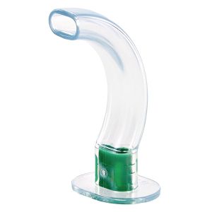 Rüsch Guedel-tube, glashelder PVC, maat 6, violet, 10 stuks