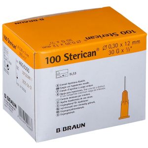 B.Braun Sterican injectienaalden geel 30G, 0,3 x 12 mm, 100 stuks
