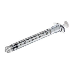 BD Plastipak 3-delige injectiespuit 1 ml Luer-Lok, 100 stuks