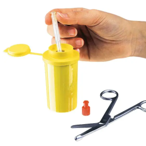 Pocket naaldencontainer 100 ml, 10 stuks