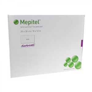 Mepitel dubbelzijdige wondcontactlaag, 20 x 30 cm, 5 x 1 stuk