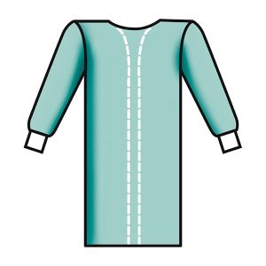 Sentinex PRO OK-jas Basic direct SMMS, zonder omslag, lengte 130 cm, steriel, karton van 44 stuks