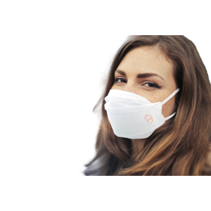 Mondmaskers Ribcap per stuk verpakt Medium Wit
