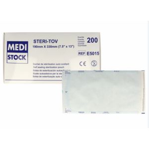 Medistock Self-Seal sterilisatiezakjes, 190 x 330 mm, 200 stuks