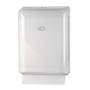 Pearl White handdoekdispenser, Z-vouw