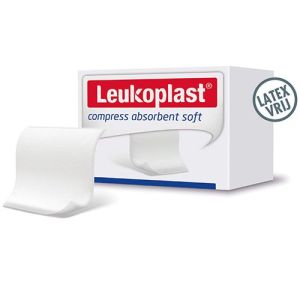 Leukoplast steriel absorberend kompres soft 10 x 10 cm, 25 stuks