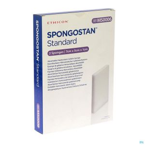 Spongostan Standaard 70 x 50 x 10 mm, 2 stuks