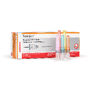 Septoject dentale injectienaald 30G x 12 mm (0,3 x 12 mm) paars, 100 stuks