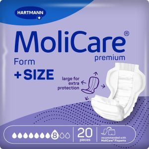 MoliCare Premium Form +SIZE, 8 druppels, 20 stuks