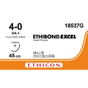 Ethibond Excel groen 4-0, DA-1 VB naald, 18537G, 12 stuks