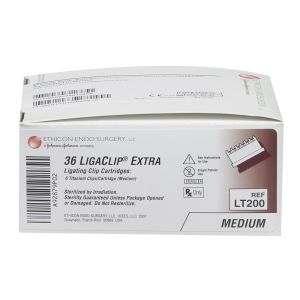 Ethicon Ligaclip Extra Titanium LT200 Medium – 36 cartridges