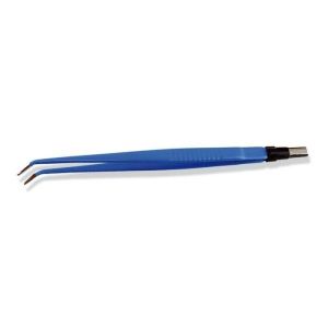 Alsatom pincet 19 cm, tip 2 mm gebogen