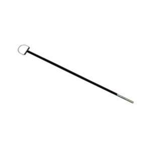 Alsatom Lletz luselektrode E 54, halfrond, 20 x 10 mm