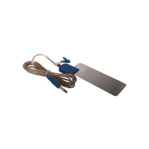 Alsatom neutrale elektrodeplaat RVS, 2,5 mtr snoer