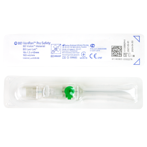 BD Venflon Pro Safety IV-canule groen 18G, 1,3 x 45 mm