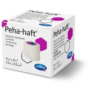 Peha-haft latexvrije fixatiezwachtel 4 cm x 4 m