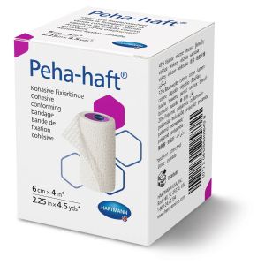Peha-haft latexvrije fixatiezwachtel 6 cm x 4 m