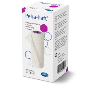 Peha-haft latexvrije fixatiezwachtel 10 cm x 4 m