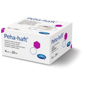 Peha-haft latexvrije fixatiezwachtel 4 cm x 20 m