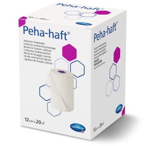 Peha-haft latexvrije fixatiezwachtel 12 cm x 20 m