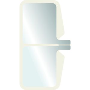 Erbe NESSY Plate 170, gesplitst, VIO/ICC/ACC, contactvlak 168 cm²