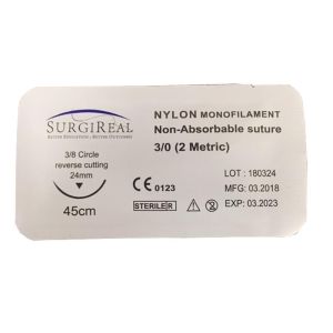 Nylon hechtdraad, 4-0 hechtdraad